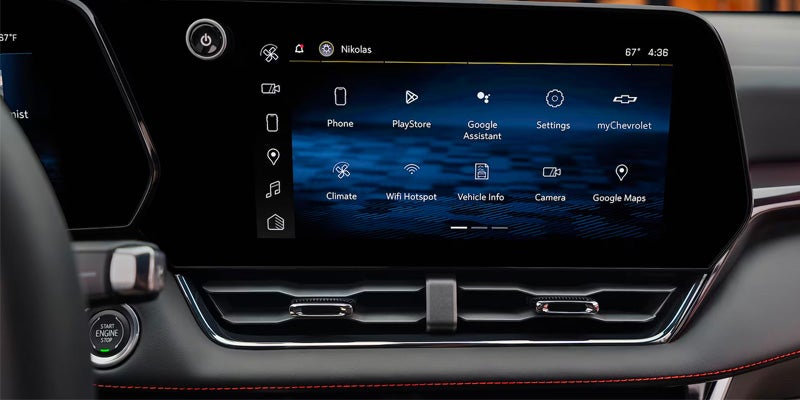 2026 Chevrolet Equinox infotainment screen showing apps