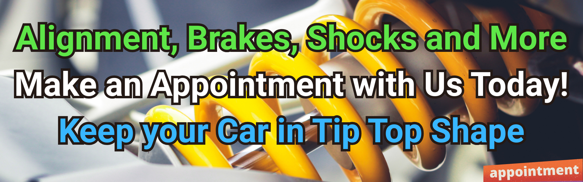 Brakes shocks alignment