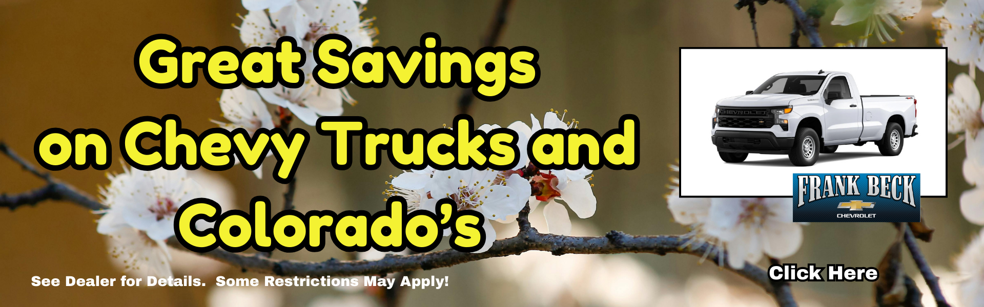 super spring 2026 savings trucks colorados 